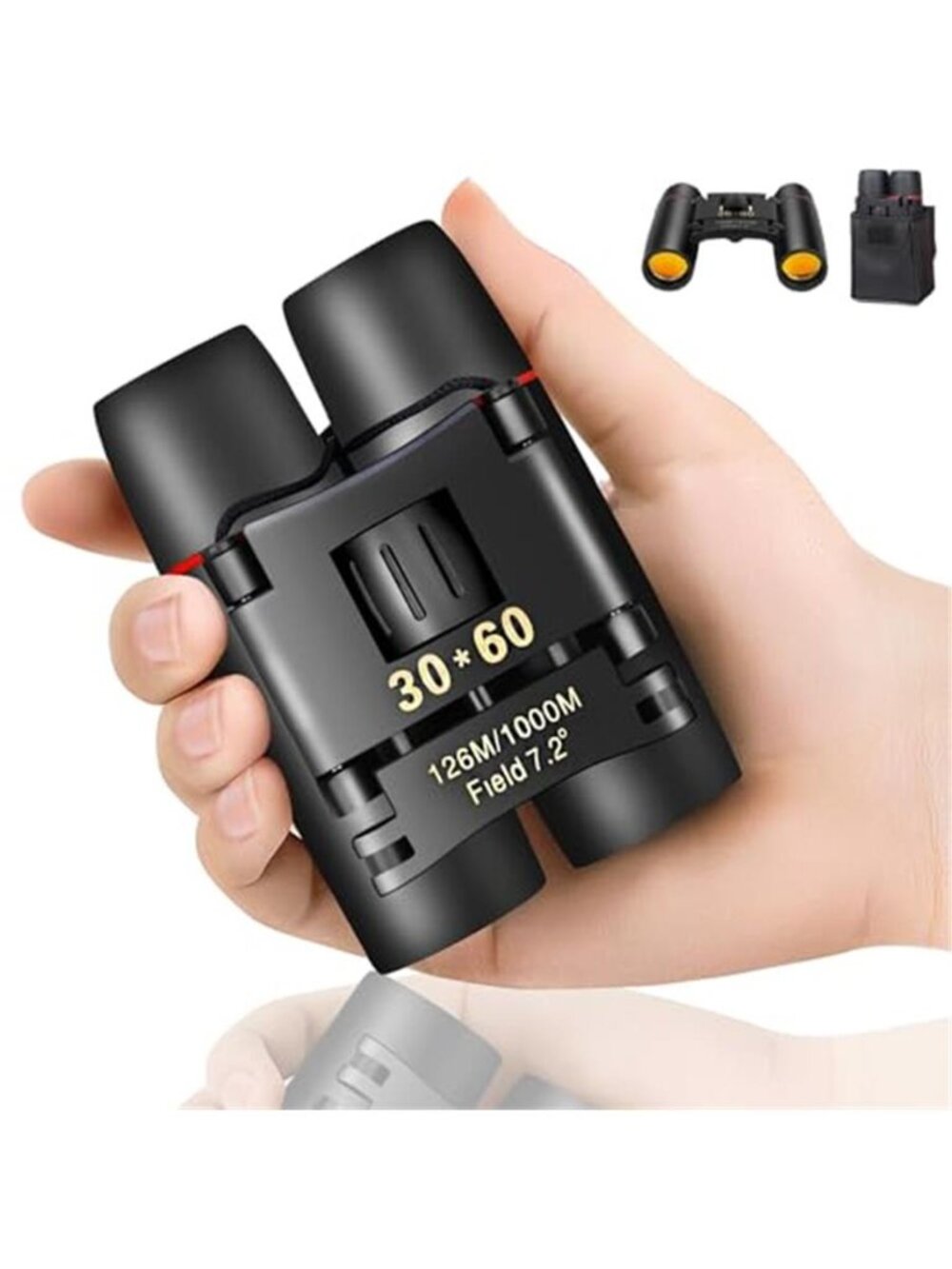 Compact Binoculars for Adults and Kids, HD Mini Portable Outdoor Binoculars